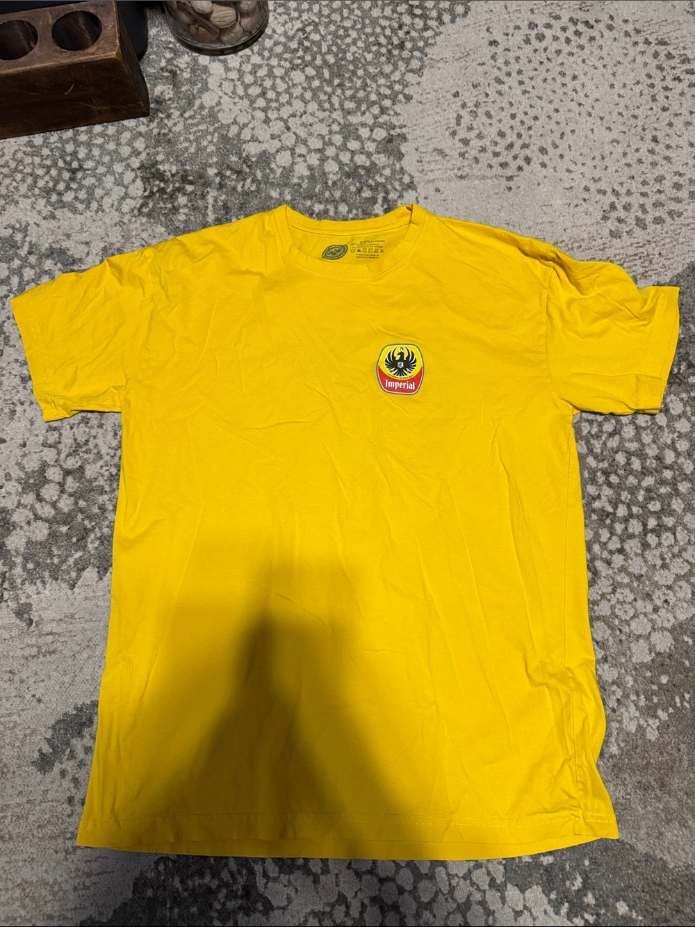 Imperial Yellow Crewneck Tee - size XXL